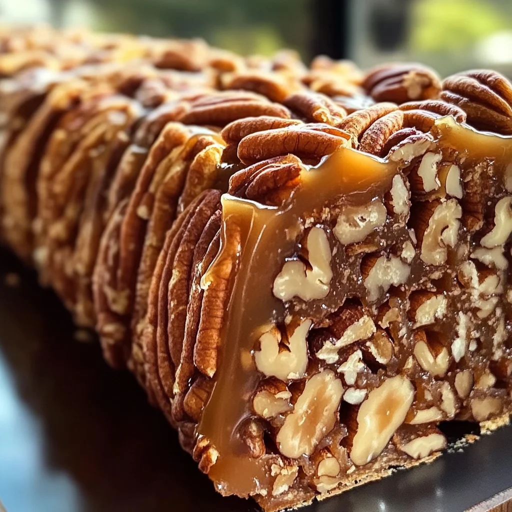 Nana’s 3-Ingredient Pecan Log