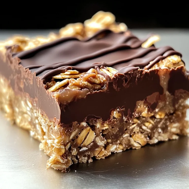 No Bake Chocolate Oatmeal Bars