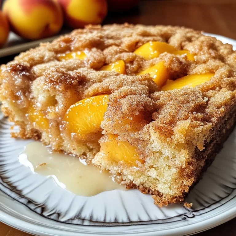 Peach Coffee Cake