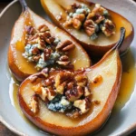 Roasted Pears with Blue Cheese, Walnuts and Honey Recipe