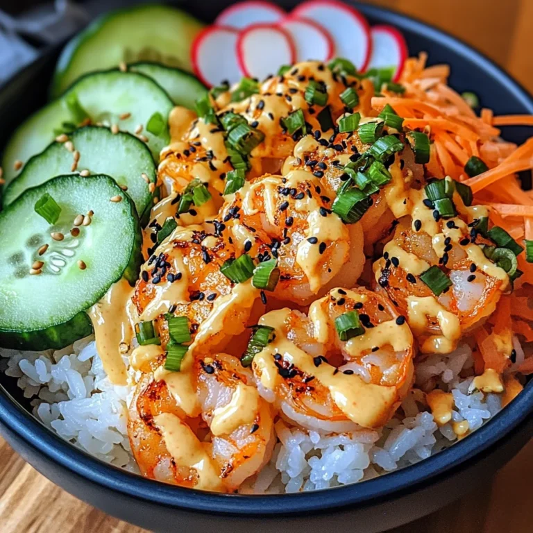 Shrimp Rice Bowls with Spicy Mayo