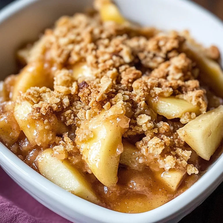 Simple Apple Crumble (Apple Crisp)