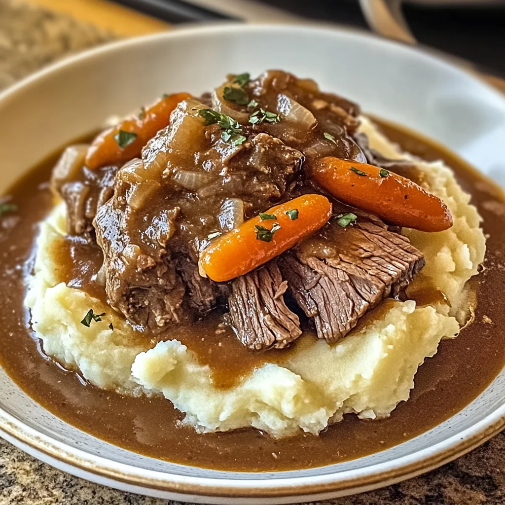Slow Cooker Beef Manhattan