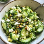 Smashed Cucumber Salad - With Feta and Dill