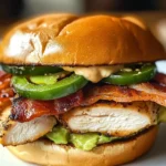 Spicy Grilled Chicken Avocado Sandwich