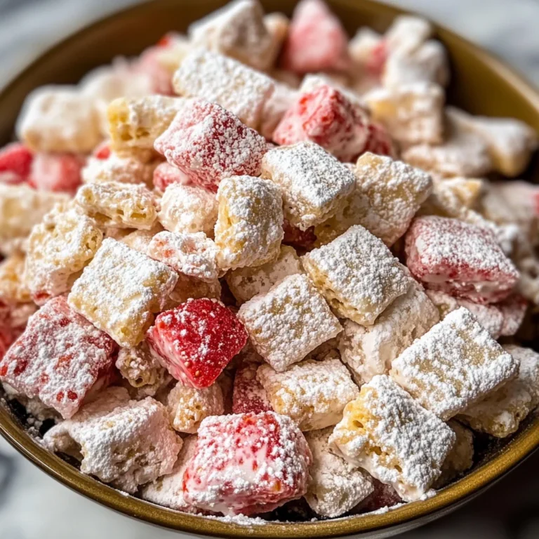 Strawberry Shortcake Puppy Chow