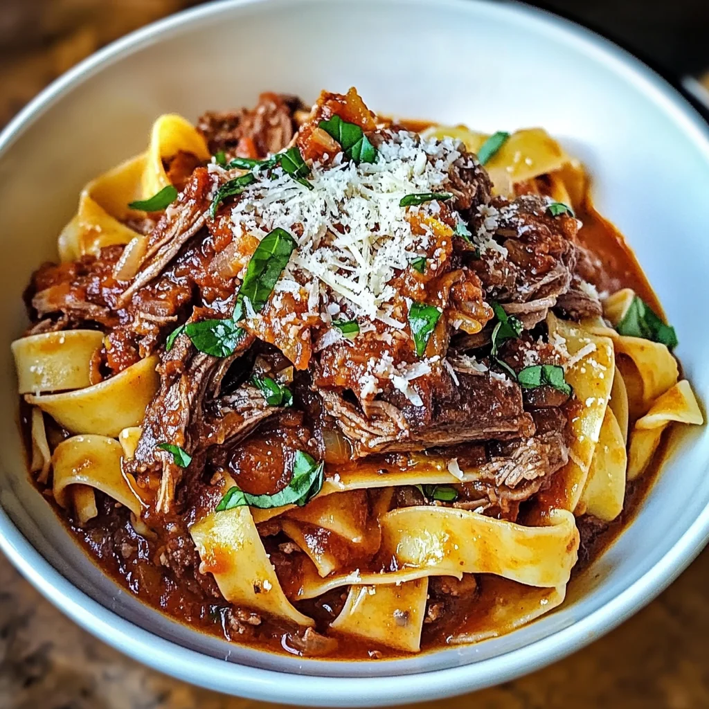 Sunday Slow Cooker Beef Ragu Recipe