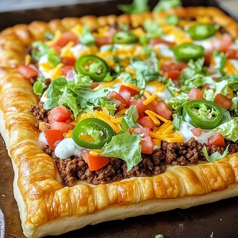 Taco Pizza Appetizer: A Delightful Fusion of Flavors