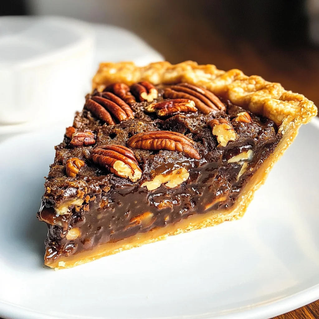 Texas Chocolate Pecan Pie