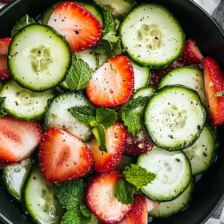 This Cucumber Strawberry Salad