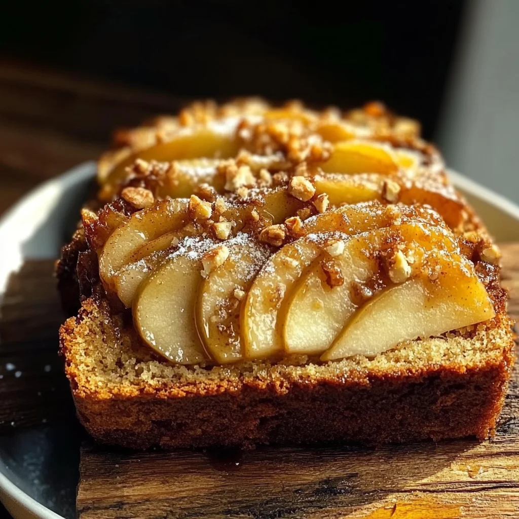 Warm Cinnamon-Spiced Apple Bread