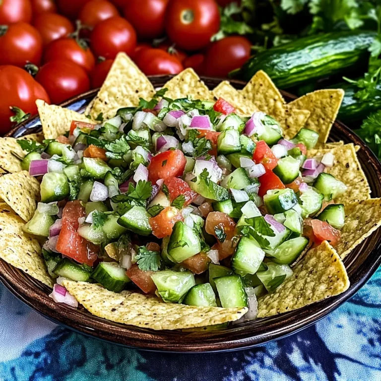 crisp cucumber salsa