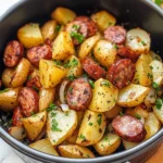 Air Fryer Potatoes and Sausage