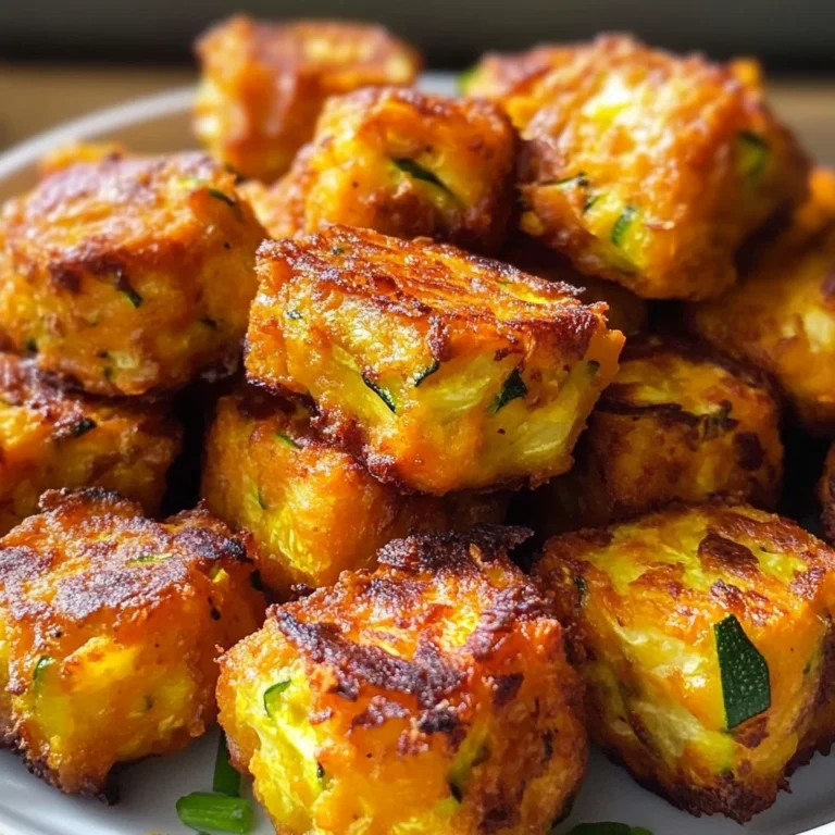 Baked Sweet Potato Zucchini Tots