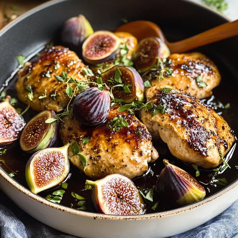 Balsamic Fig Glazed Chicken