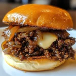 Best French Onion Beef Sloppy Joes