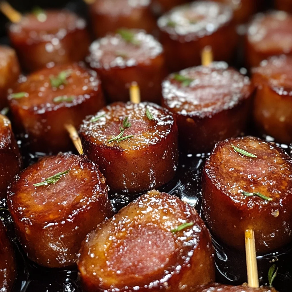 Candied Kielbasa Bites