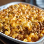 Cheesy Beef and Macaroni Casserole