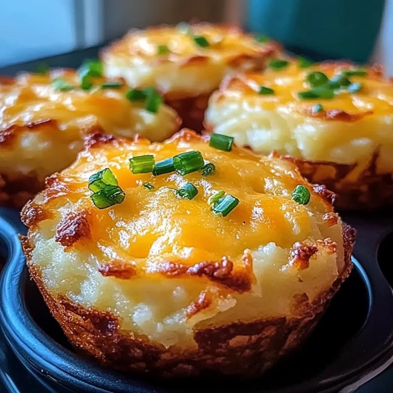 Cheesy Mashed Potato Muffins