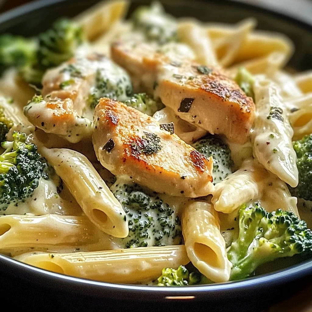 Creamy Broccoli and Chicken Penne