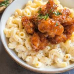 Creamy Honey Pepper Chicken Mac and Cheese Delight