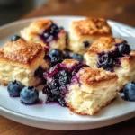 Delicious Blueberry Butter Swim Biscuits