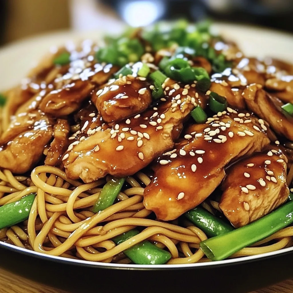 Delicious Chicken Teriyaki Noodles