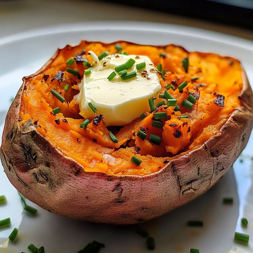 Easy Baked Sweet Potato