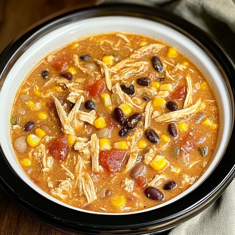 Easy Crock Pot Cream Cheese Chicken Chili