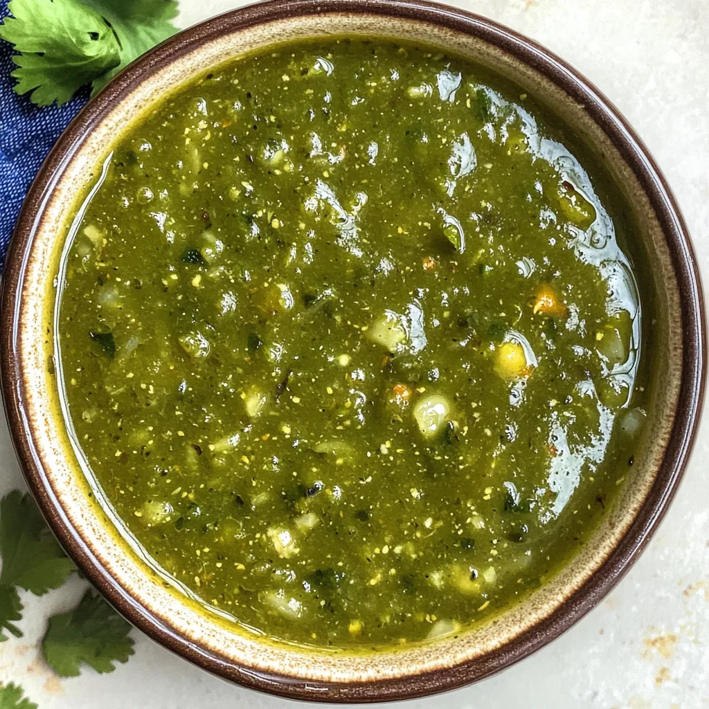 Green Enchilada Sauce Recipe
