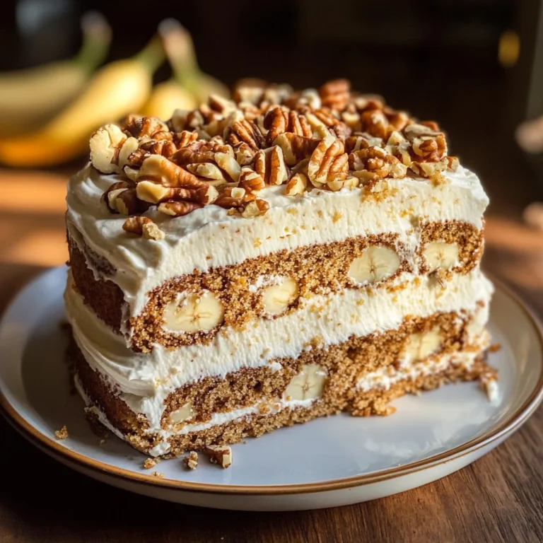 Heavenly Banana Walnut Cream Cake Recipe Made Easy