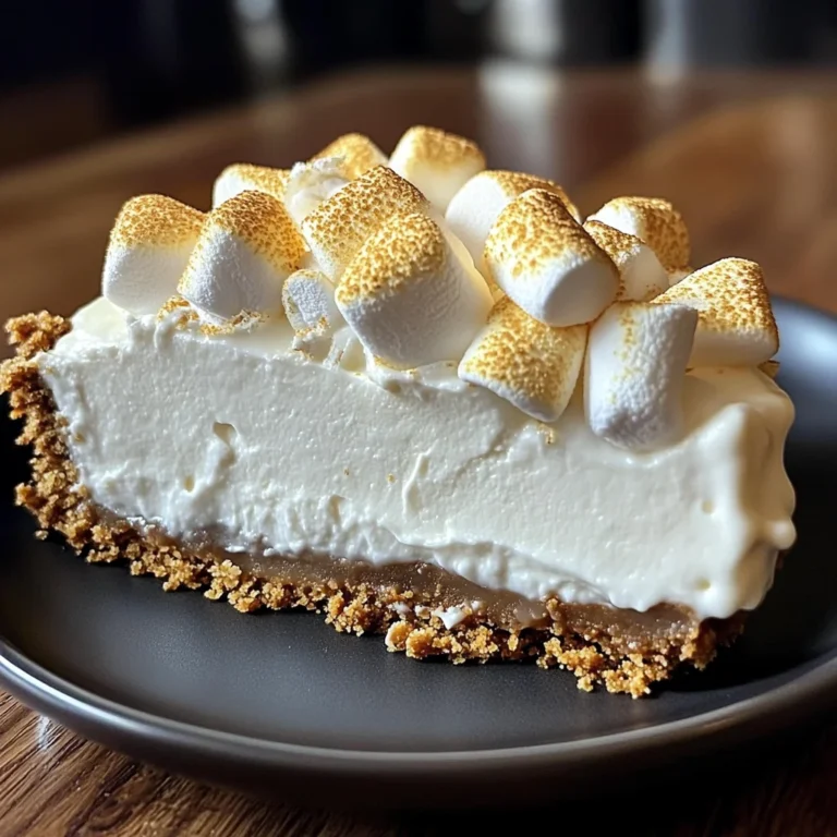 No-Bake Marshmallow Cheesecake