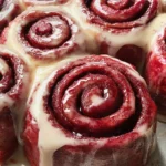 Red Velvet Cinnamon Rolls | The Perfect Christmas Morning Treat