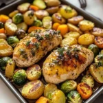 Sheet Pan Honey Dijon Chicken with Veggies