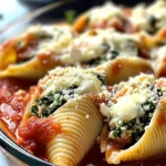 Spinach and Cheese Stuffed Shells