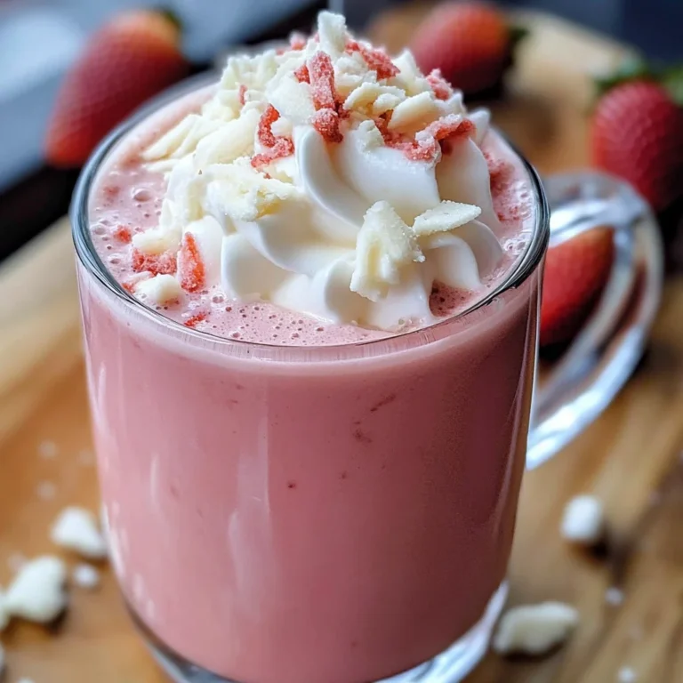 Strawberry Hot Chocolate