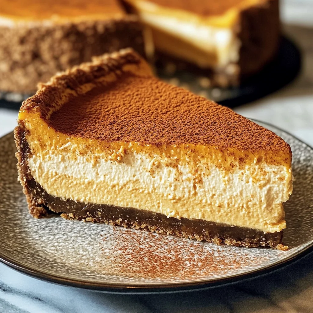 Traditional Pumpkin Cheesecake