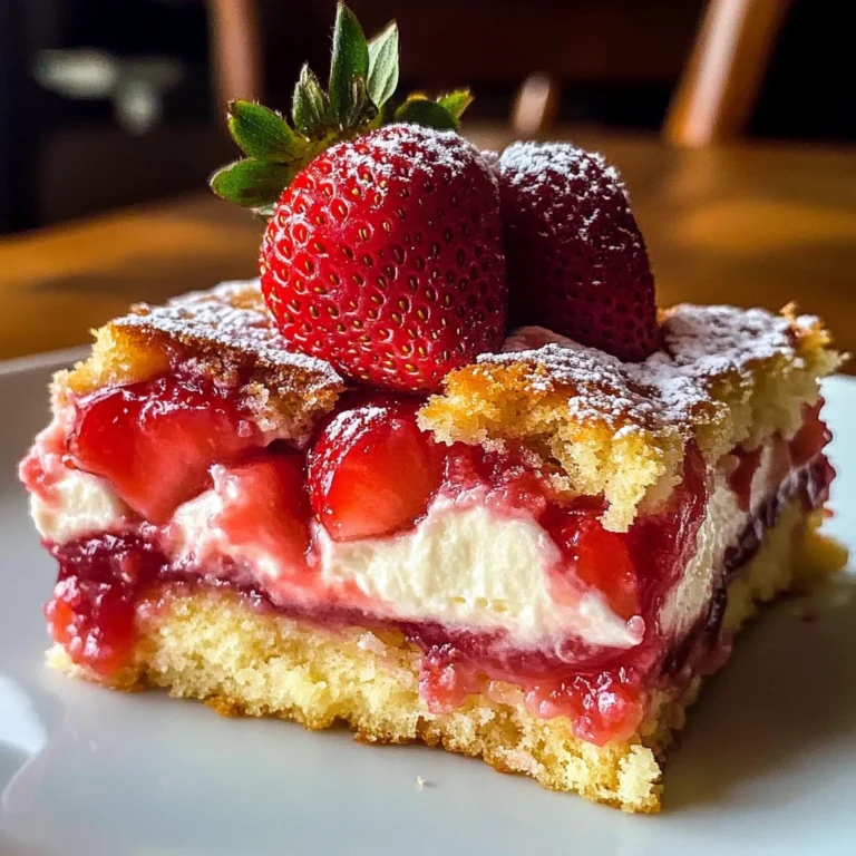 Ultimate Strawberry Cheesecake Dump Cake