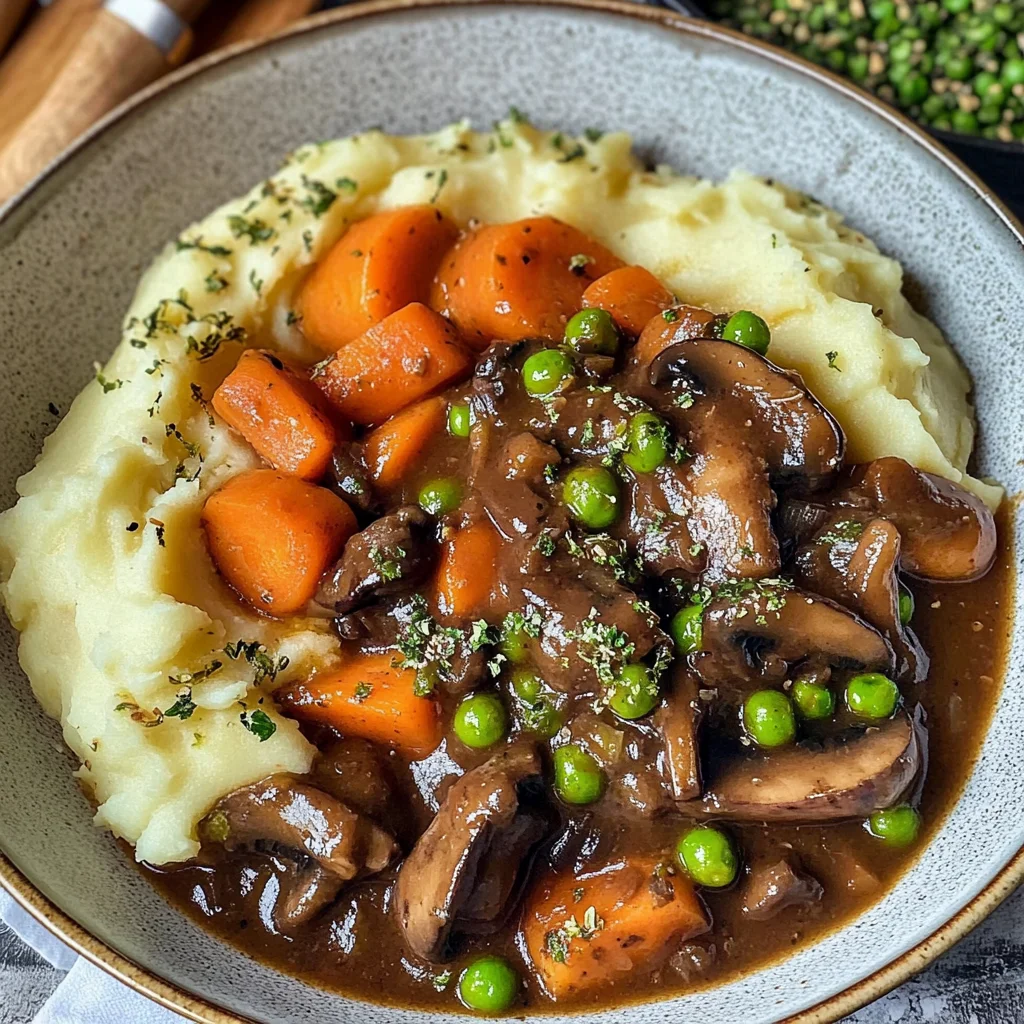 Vegan Mushroom Bourguignon