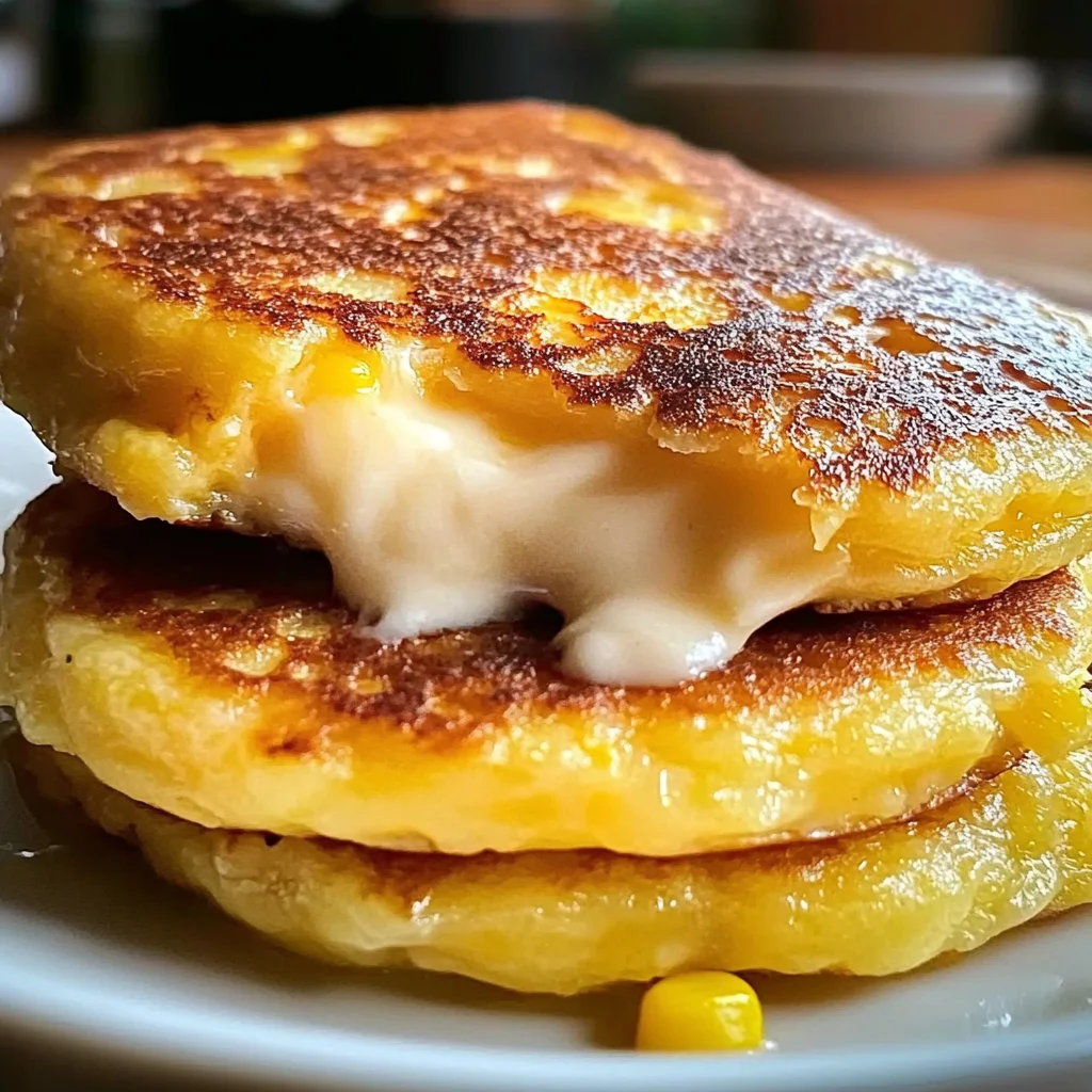 Venezuelan Cachapas (Corn Pancakes)