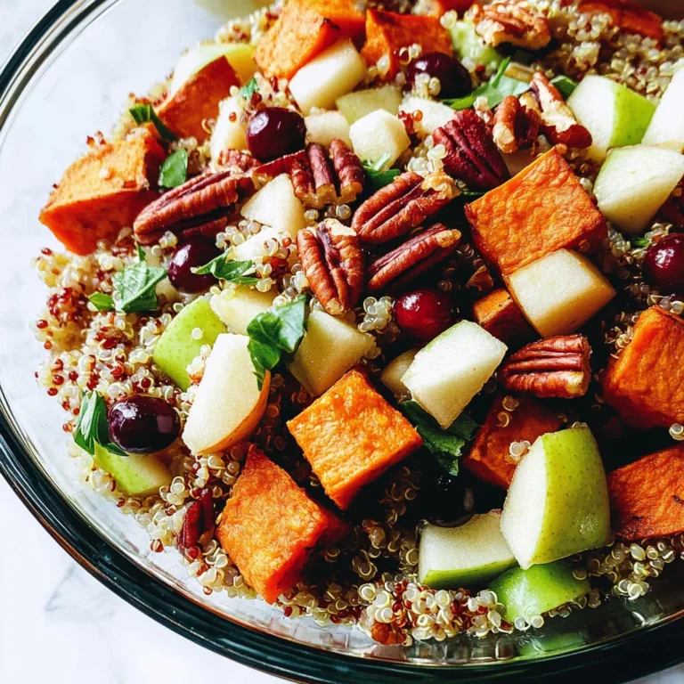 Apple Sweet Potato Quinoa Salad