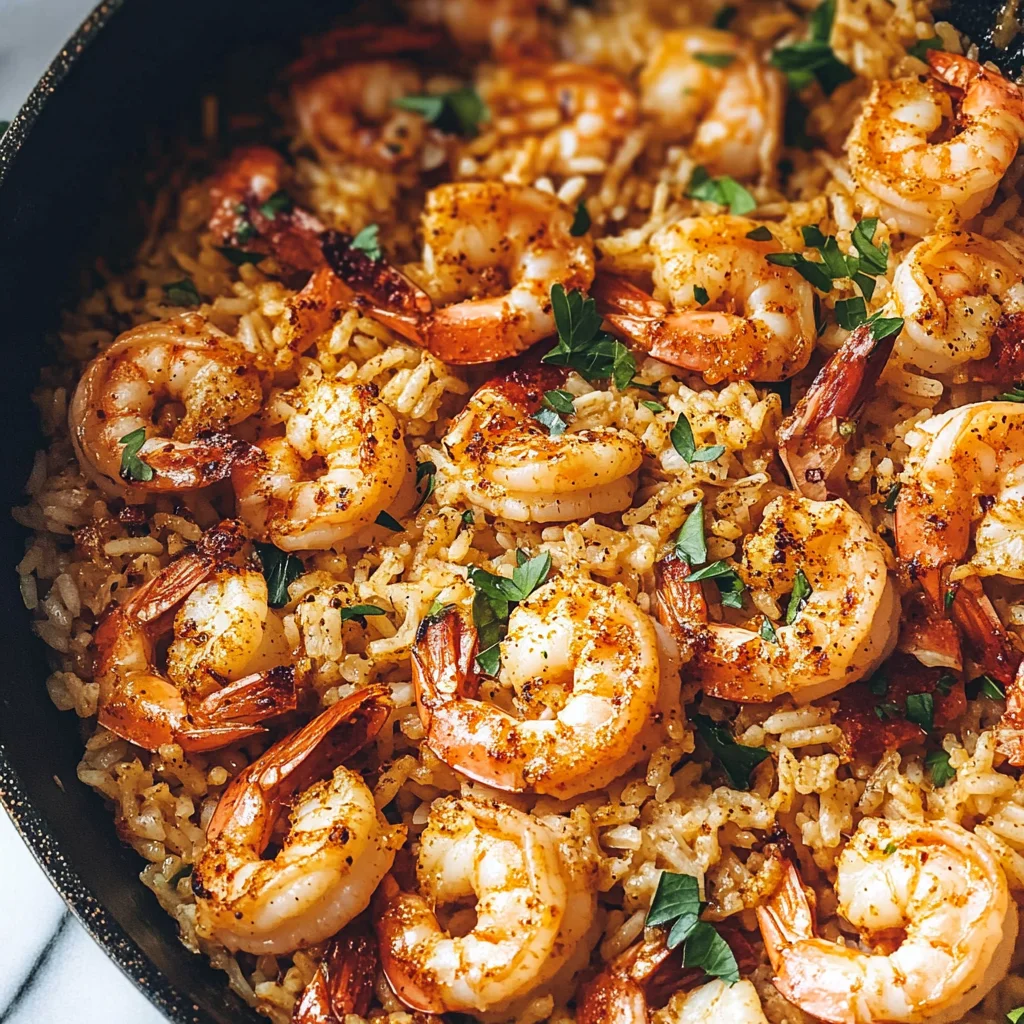 Cajun Shrimp and Rice Skillet