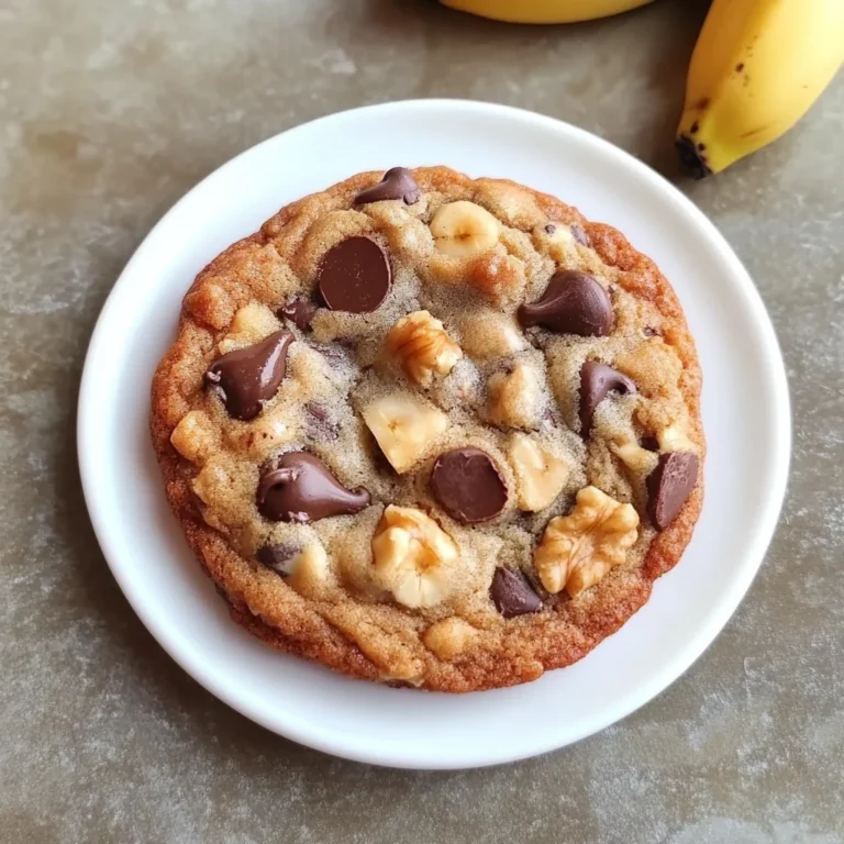 Chewy Banana Bread Chocolate Chip Cookies