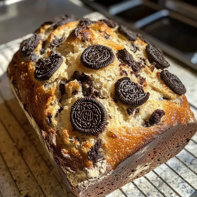 Cookies and Cream Sourdough Bread