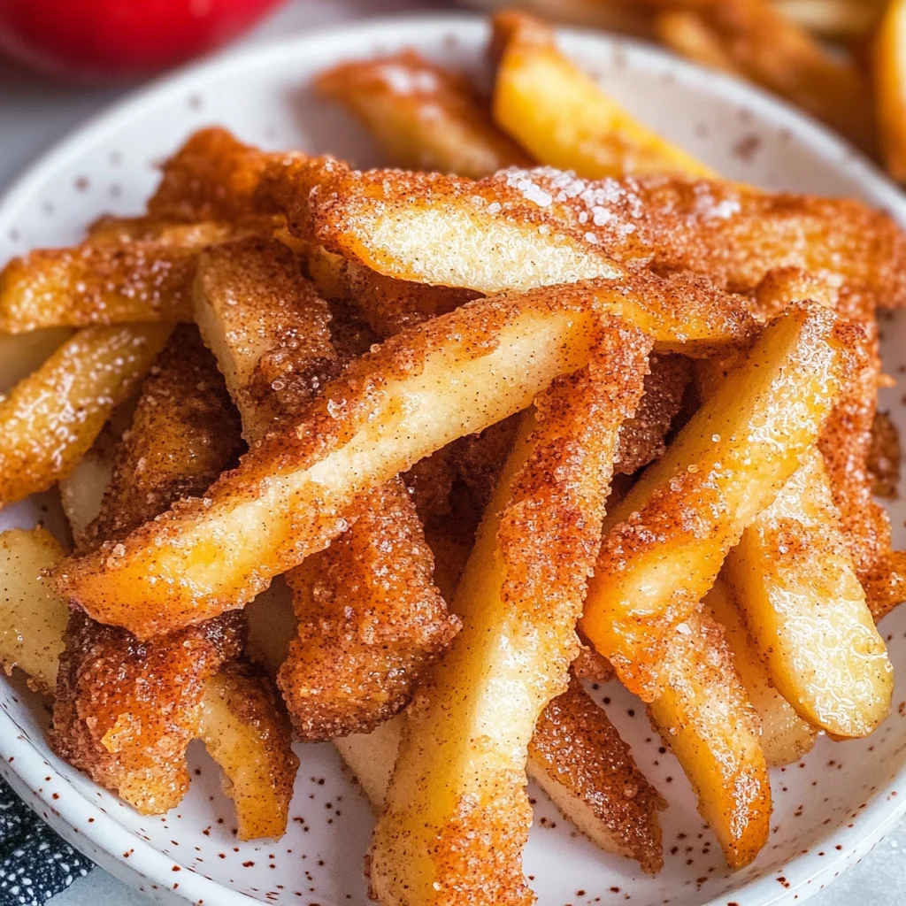 Crispy Air Fryer Apple Fries