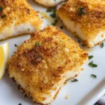 Crispy Air Fryer Parmesan Crusted Cod