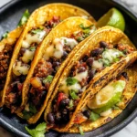 Crispy Sheet Pan Black Bean Tacos (Vegetarian)