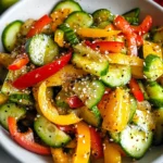 Cucumber and Sweet Pepper Salad
