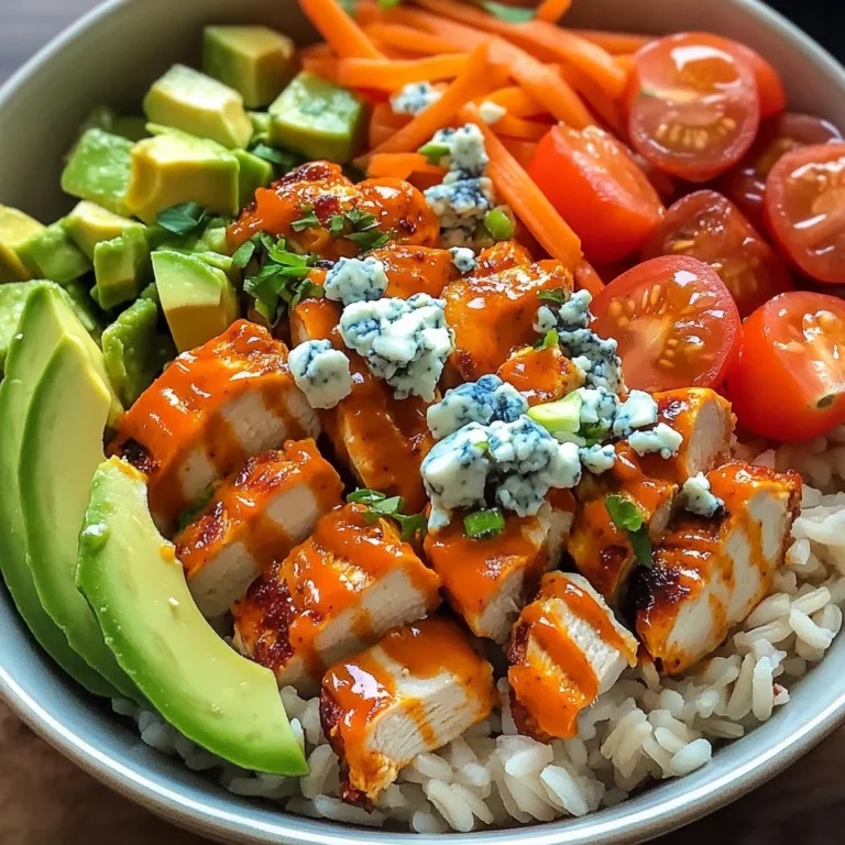 Easy Buffalo Chicken Bowl Recipe