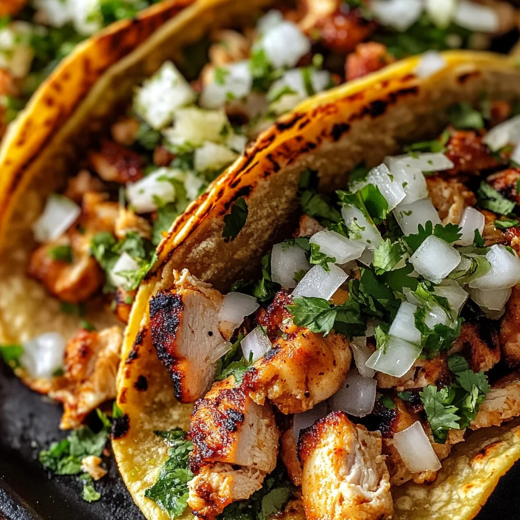 Easy Chicken Street Tacos Recipe